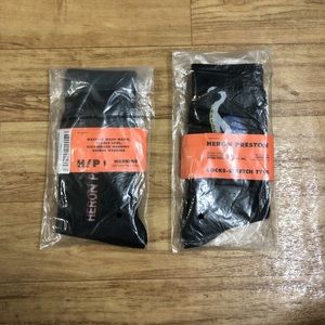 New and Unopened Heron Preston Black Heron Socks